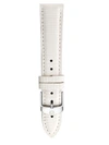 Michele Watches Lizard Watch Strap/18mm In White