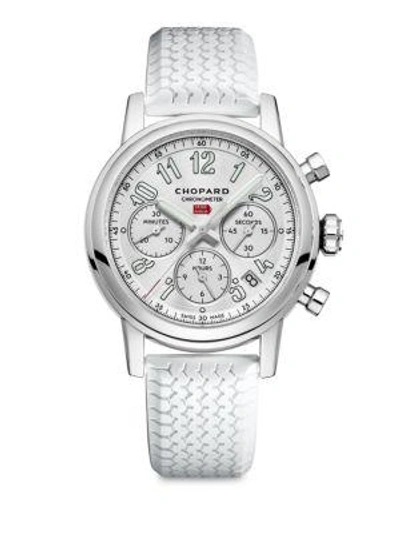 Chopard Mille Miglia Classic Stainless Steel Chronograph Watch In White