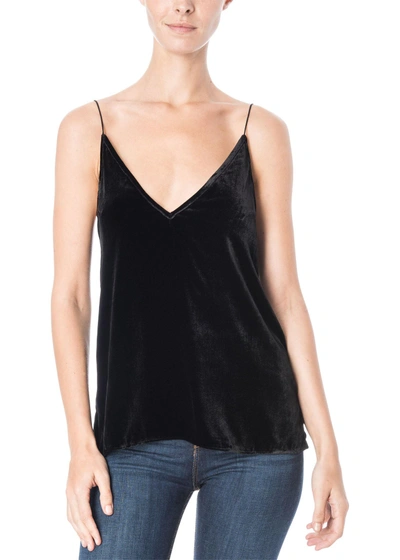 Cami Nyc Olivia Velvet Camisole In Black