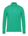 Mp Massimo Piombo Polo Shirts In Green