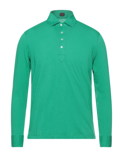 Mp Massimo Piombo Polo Shirts In Green