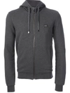 Dolce & Gabbana Drawstring Hoodie In Grey