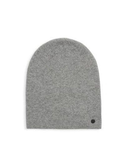 Bickley + Mitchell Ribbed Beanie In Mid Grey