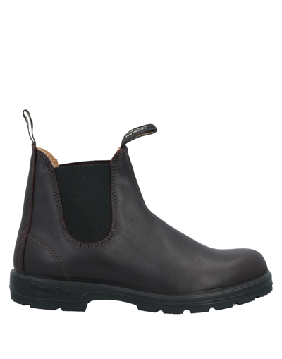 Blundstone Ankle Boots In Dark Brown