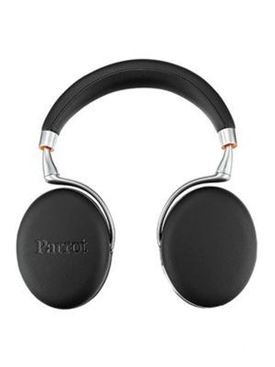 Parrot Zik 3 Black Leather-grain Headphones And Wireless Charger