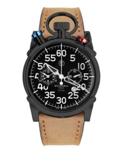 Ct Scuderia Corsa Stainless Steel Watch In Tan
