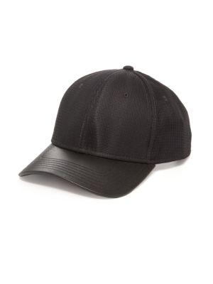 gents leather baseball cap