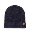 Bickley + Mitchell Faux Sherpa-lined Thermal Cuff Beanie In Black