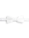 Saks Fifth Avenue Collection White Silk Bow Tie In Navy