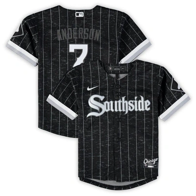 Nike Babies' Infant  Tim Anderson Black Chicago White Sox City Connect Script Replica Jersey