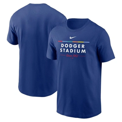 Nike Royal Los Angeles Dodgers Dodger Stadium Local Team T-shirt