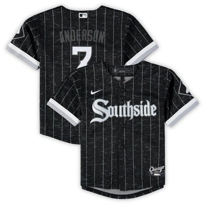 Nike Kids' Toddler  Tim Anderson Black Chicago White Sox City Connect Replica Player Jersey