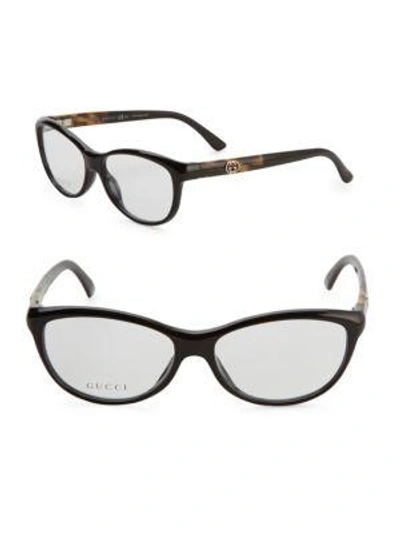 Gucci 49mm Optical Glasses In Brown