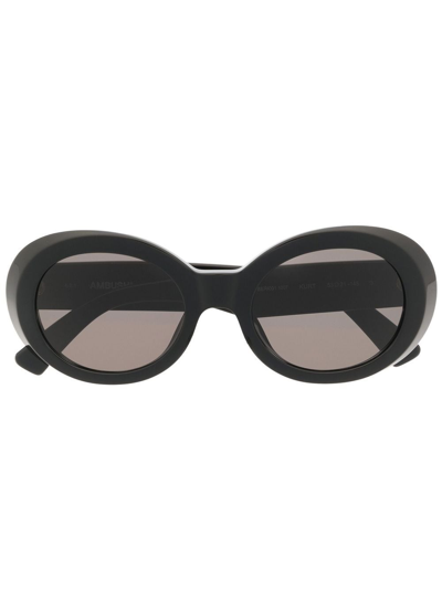 Ambush Kurt Round-frame Sunglasses In Black