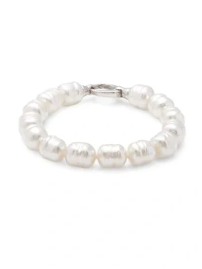 Majorica Women's Sterling Silver & Pearl Divine Bracelet In White