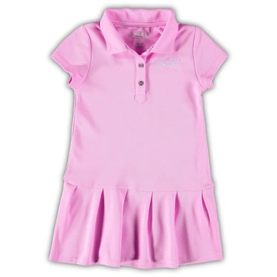 Garb Kids' Girls Toddler  Pink Ohio State Buckeyes Caroline Cap Sleeve Polo Dress