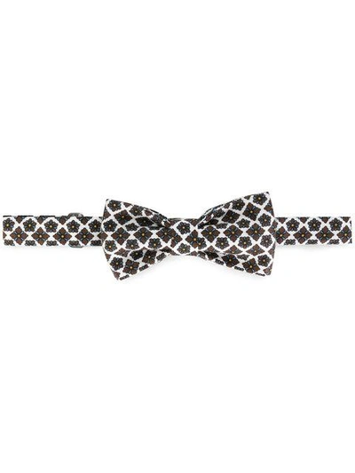 Fefè Glamour Pochette Fefè Print Bow Tie - White