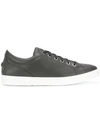 Jimmy Choo Cash Slate Smooth Calf Leather Low Top Trainers