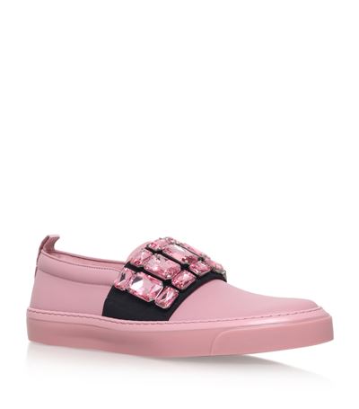 Gucci Litho Embellished Skate Shoe In Light Pink | ModeSens
