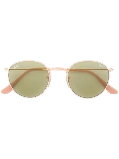 Ray Ban Ray-ban Round Tinted Glasses - Yellow