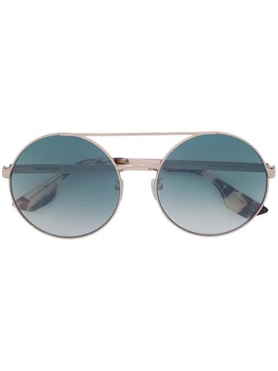 Mcq By Alexander Mcqueen Eyewear Round Framed Sunglasses - Metallic
