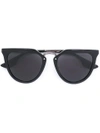 Mcq By Alexander Mcqueen Eyewear Cat-eye Sunglasses - Black