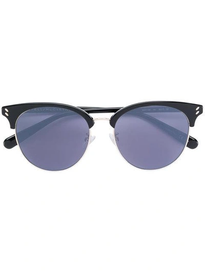 Stella Mccartney Round-frame Sunglasses In Black
