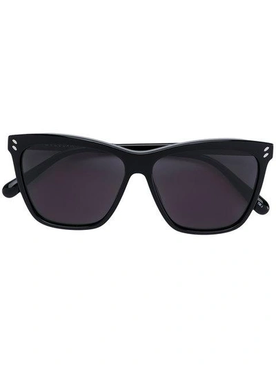 Stella Mccartney Square Frame Sunglasses In Black