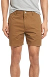 Bonobos Stretch Washed Chino 5-inch Shorts In Toasted Coconut
