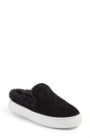 Sam Edelman Levonne Platform Sneaker Mule In Black Suede