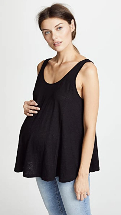 Hatch The Linen Swing Tank In Black