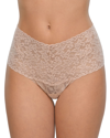 Hanky Panky Retro Signature Lace Thong In Taupe