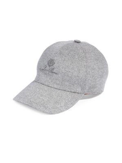 Loro Piana Cashmere Cap In Gray