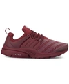 Nike Men's Air Presto Low Utility Casual Sneakers From Finish Line In Team Red/team Red-team Re
