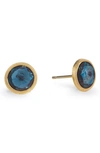 Marco Bicego Jaipur Semiprecious Stone Stud Earrings In Blue/gold