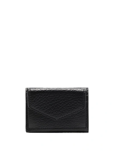 Maison Margiela Four-stitch Envelope Wallet In Black