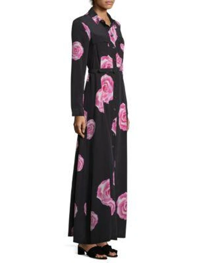 open lace back dress GANNI Women's Pink Check Smock Dress – Saint Bernard main image 1