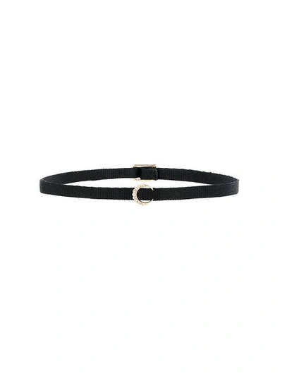 Shay Mini Crescent Moon Choker - Metallic