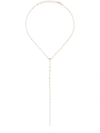 Shay Diamond Station Y Necklace In Metallic