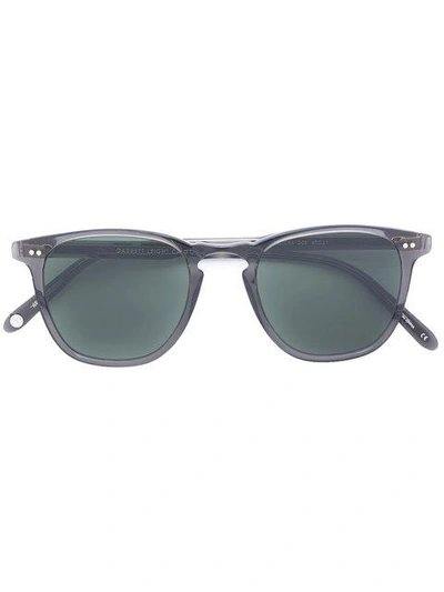 Garrett Leight Square Shaped Sunglasses In Green