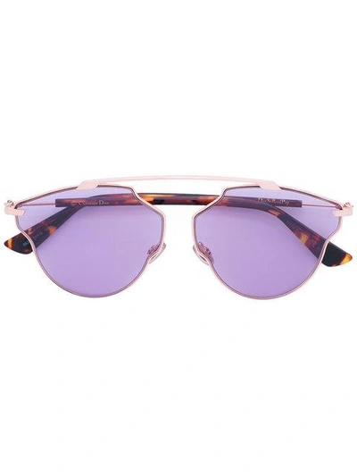 Dior Soreal Pop Sunglasses In Brown
