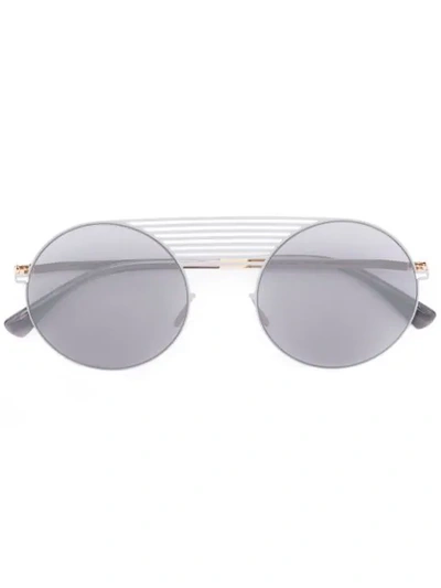 Mykita Round Frame Sunglasses In Grey