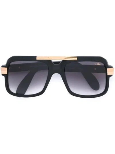 Cazal Oversized Tinted Sunglasses In Black