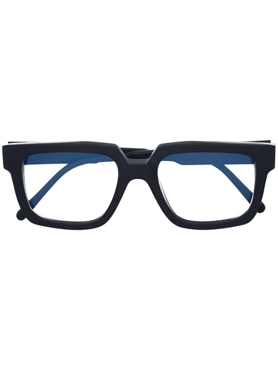 Kuboraum Square Tonal Glasses In Black