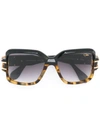 Cazal Square Sunglasses In Black