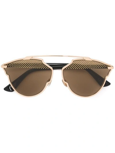 Dior Eyewear 'so Real' Sunglasses - Metallic
