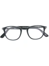 Persol Round Frame Glasses In Black