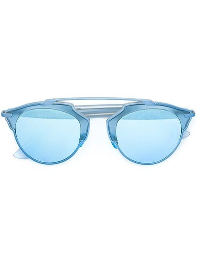 Dior 'so Real' Sunglasses In Blue