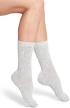 Ralph Lauren Texture Rib Boot Socks In Grey Heather