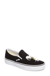 Vans X Peanuts Snoopy Kisses Slip-on Sneaker In Black/ Black/ True White